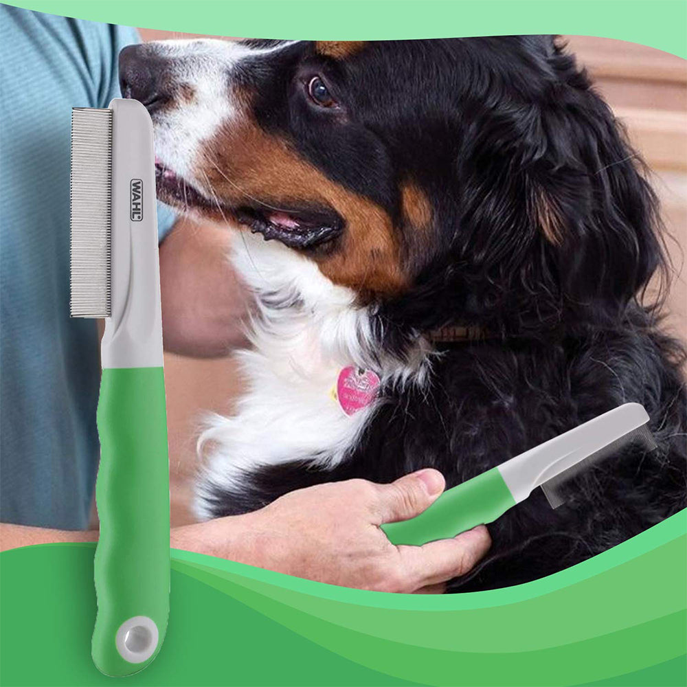Wahl Flea Comb for Dogs & Cats - Small - Heads Up For Tails