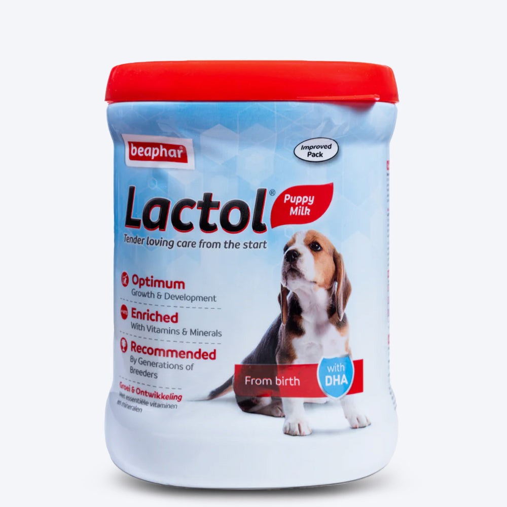 Beaphar Lactol Milk Replacement Powder Dry Food For New Born Puppy - Heads Up For Tails