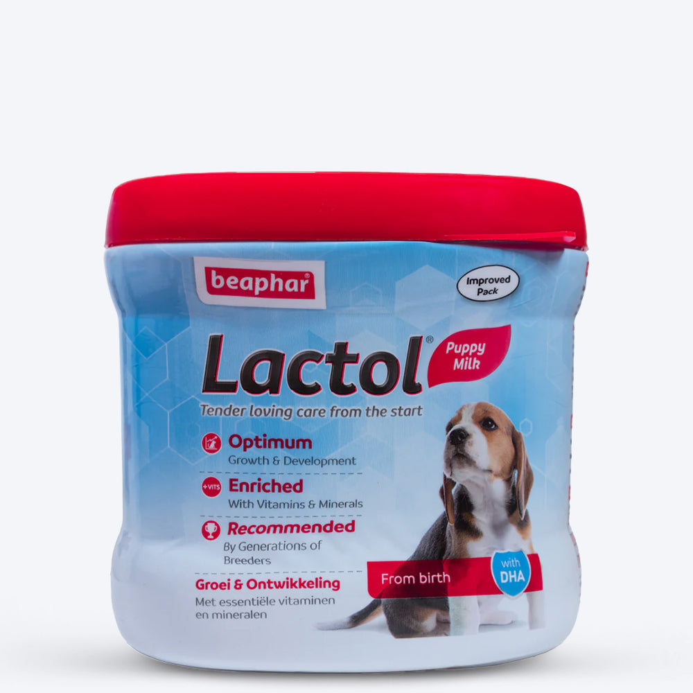 Beaphar Lactol Milk Replacement Powder Dry Food For New Born Puppy - Heads Up For Tails
