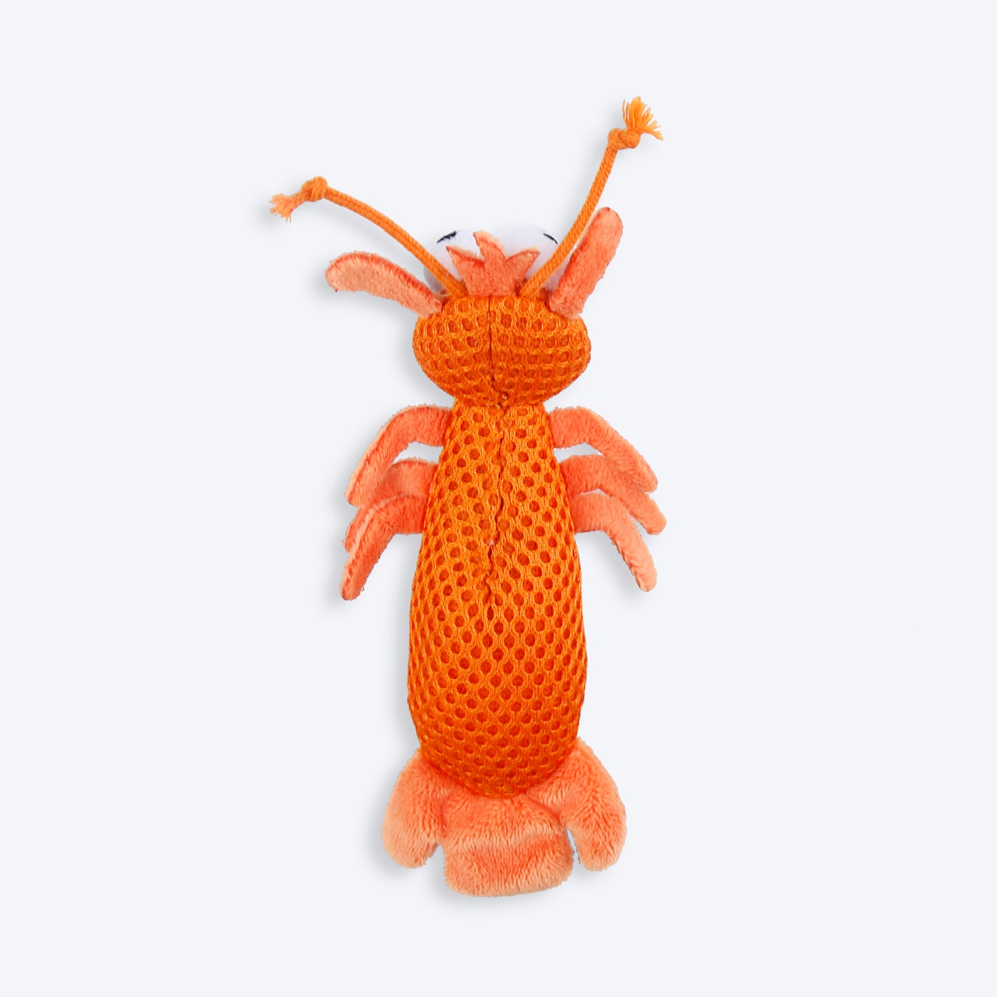 GiGwi Dental Mesh Shrimp With Catnip Interactive Cat Toy - Heads Up For Tails