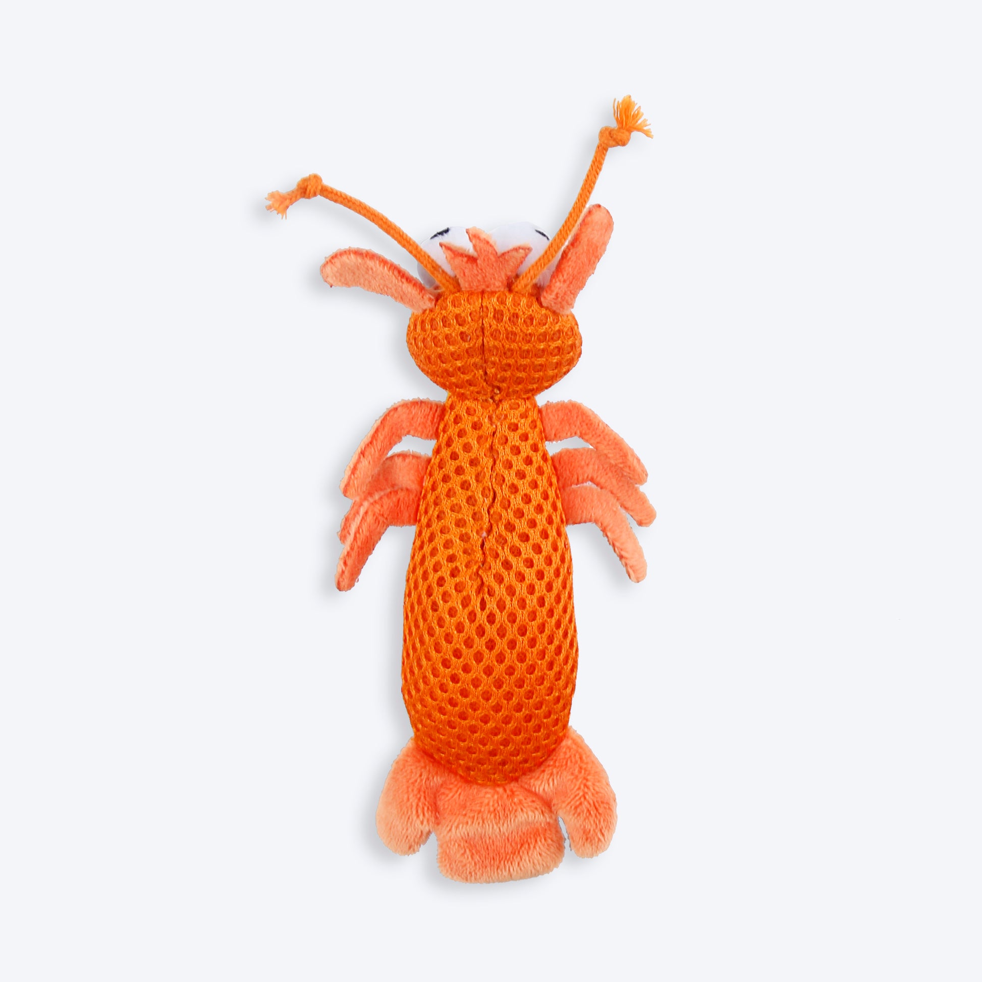 GiGwi Dental Mesh Shrimp With Catnip Interactive Cat Toy - Heads Up For Tails