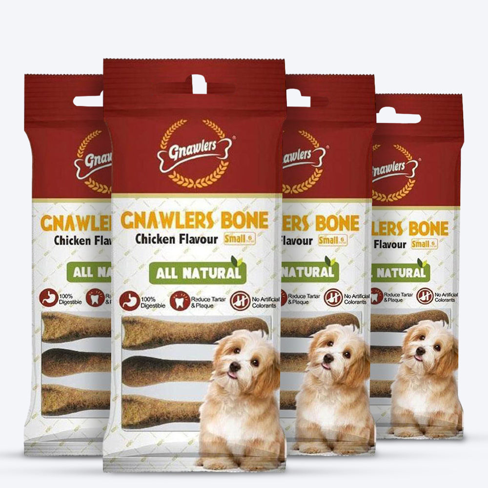 Gnawlers Bone Dog Treat - Chicken Flavour - Small - 108 g_03