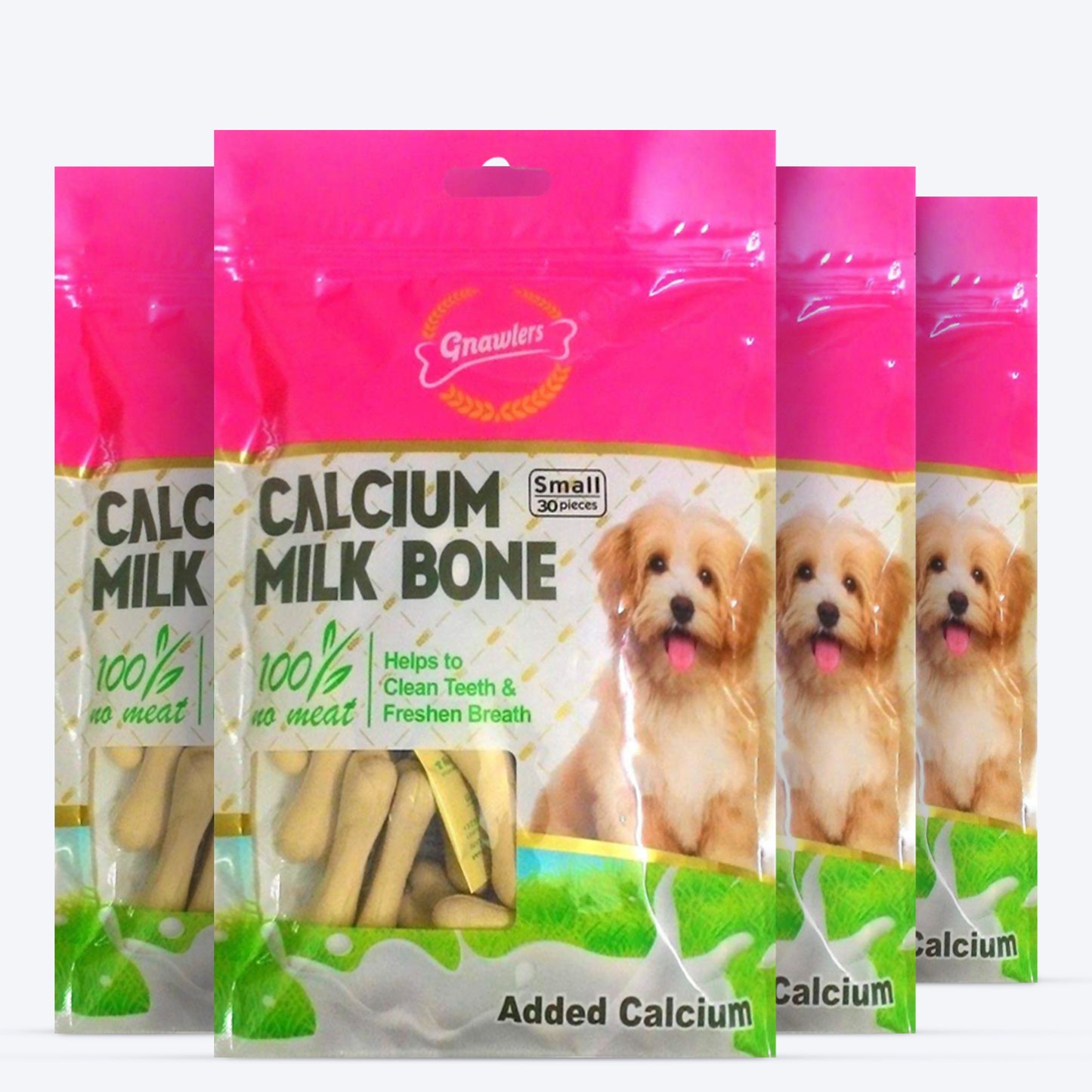 Gnawlers Calcium Milk Bones Dog Treats - Small_06