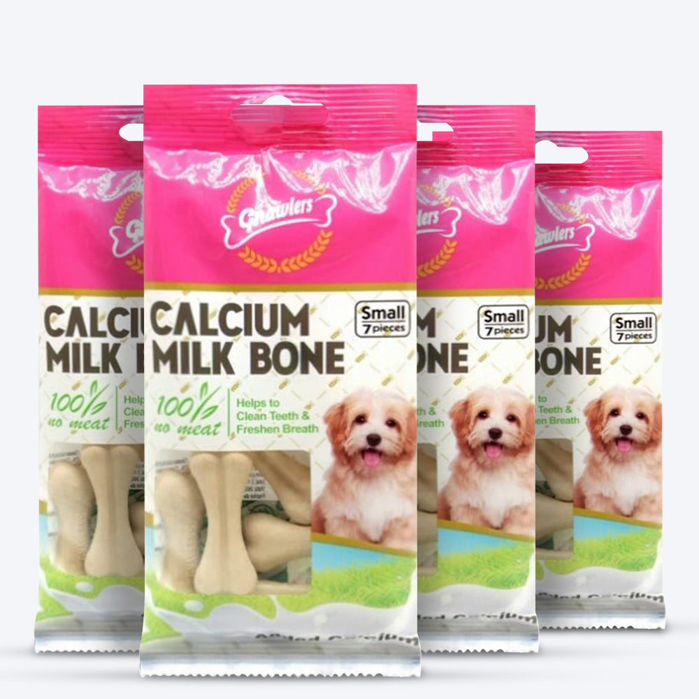Gnawlers Calcium Milk Bones Dog Treats - Small_05