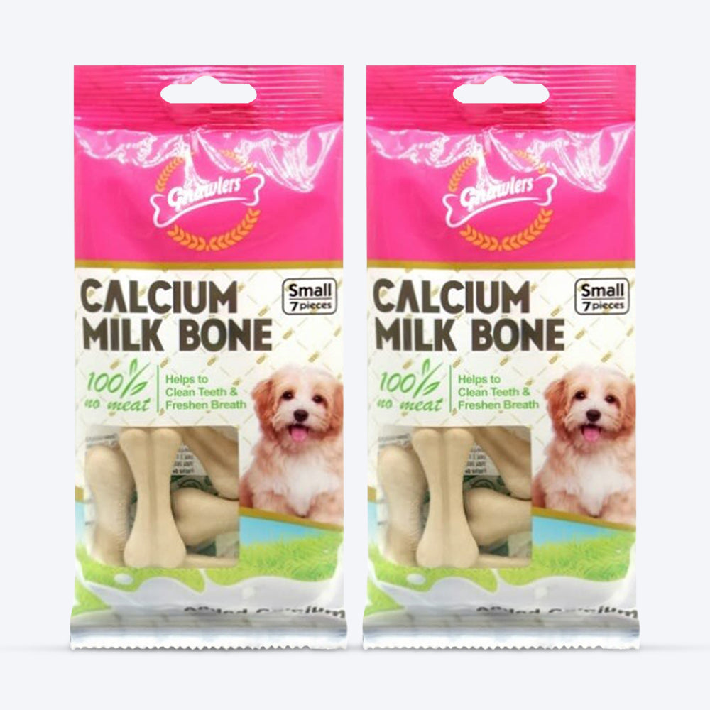 Gnawlers Calcium Milk Bones Dog Treats - Small_04
