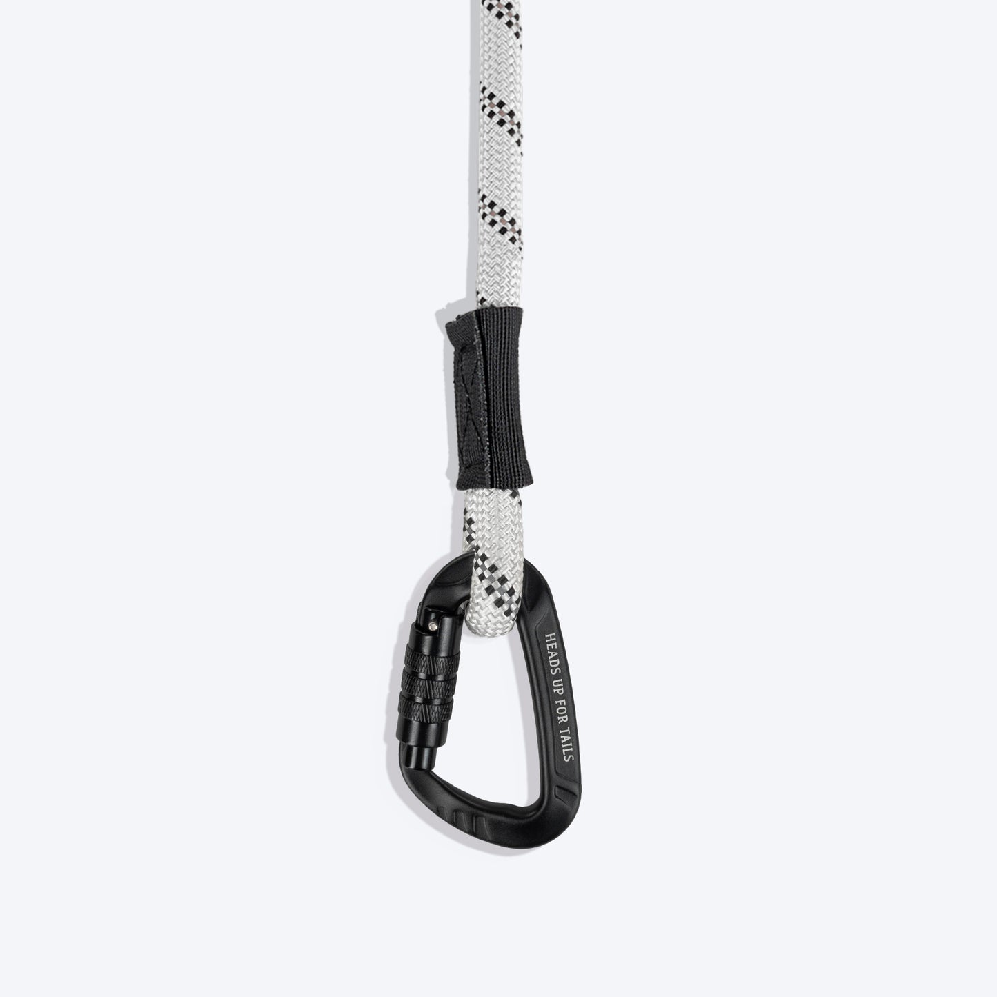 HUFT Rope Leash With Carabiner For Dog - Grey - 1.2 m - Heads Up For Tails