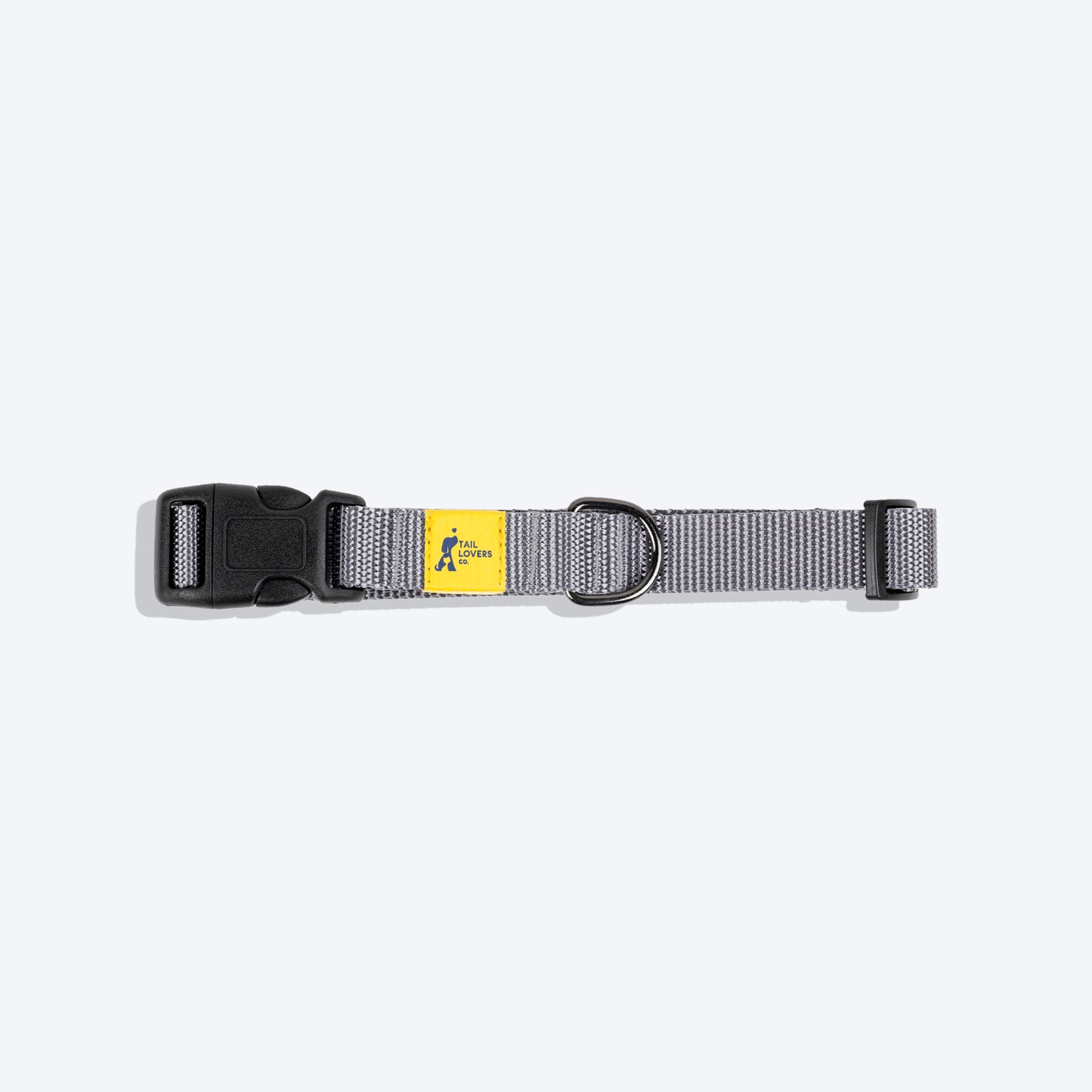 TLC Basic Collar For Dog - Grey - Heads Up For Tails