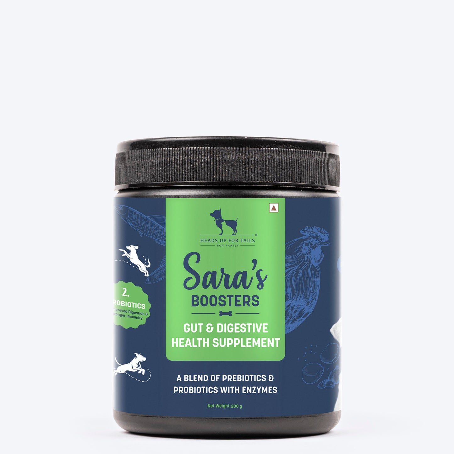 Sara’s Boosters Gut & Digestive Health Supplement For Dog - 200 gm