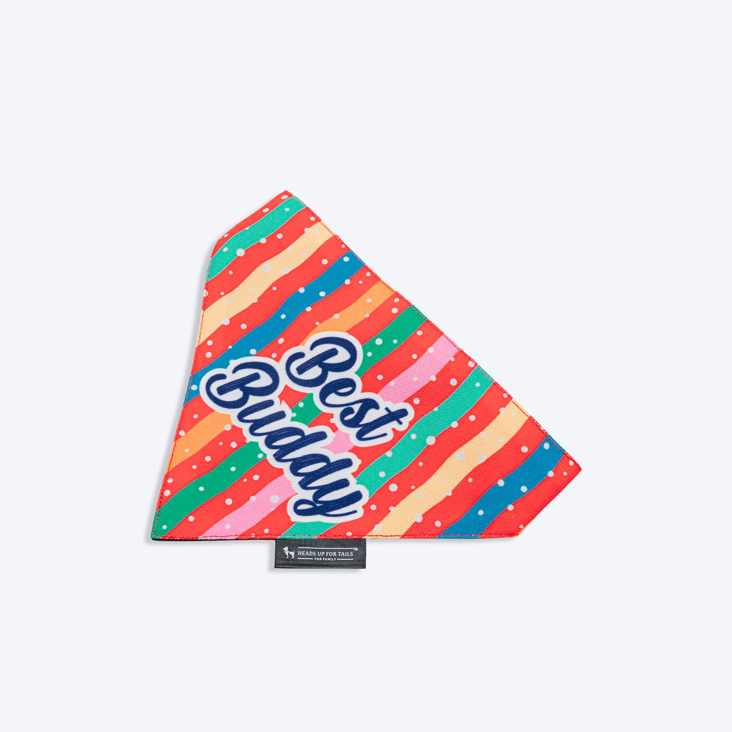 HUFT Best Buddy Printed Dog Bandana - Multicolour_05