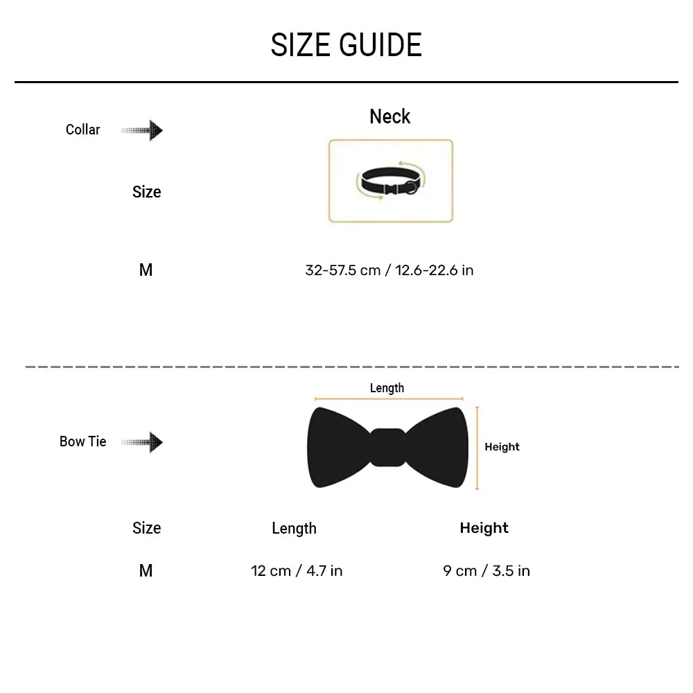 HUFT Bandhani Breeze Bowtie With Strap For Dog - Red - Heads Up For Tails