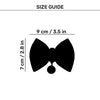 HUFT Leheriya Luxe Bowtie For Small Breed Dog - Pink - S - Heads Up For Tails