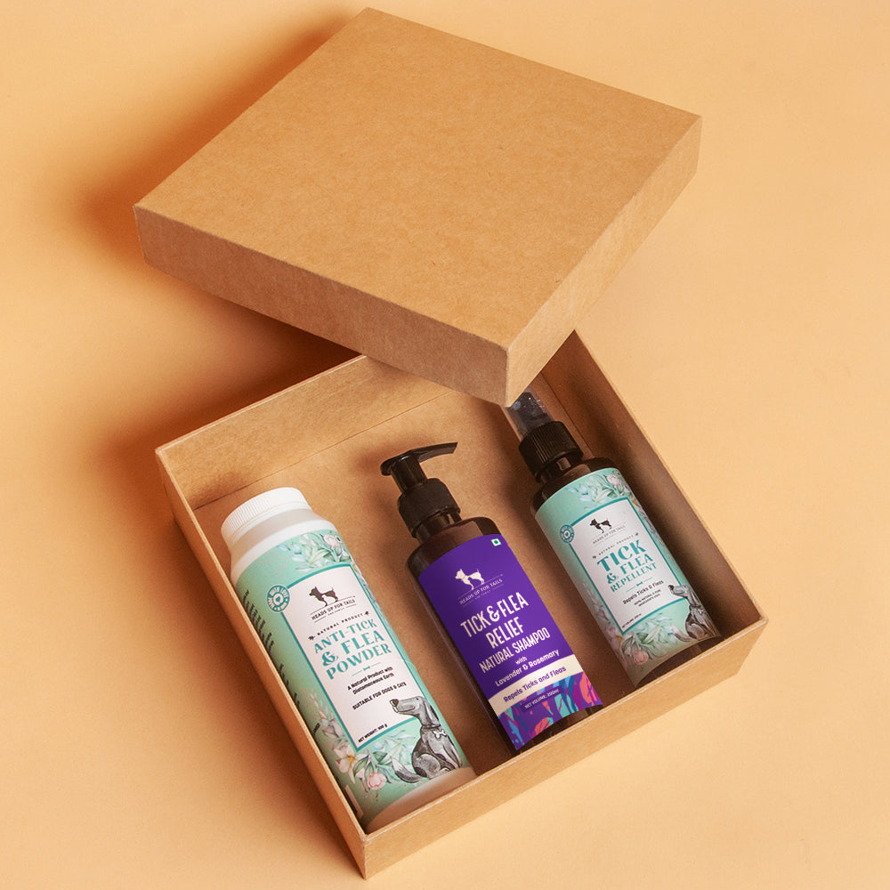 HUFT Anti-Tick and Flea Mini Kit For Dogs - Heads Up For Tails