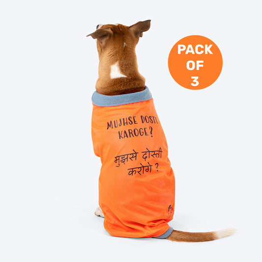 HUFT Snuggle Streetie Foundation Dog Jacket - Pack Of 3 - Heads Up For Tails