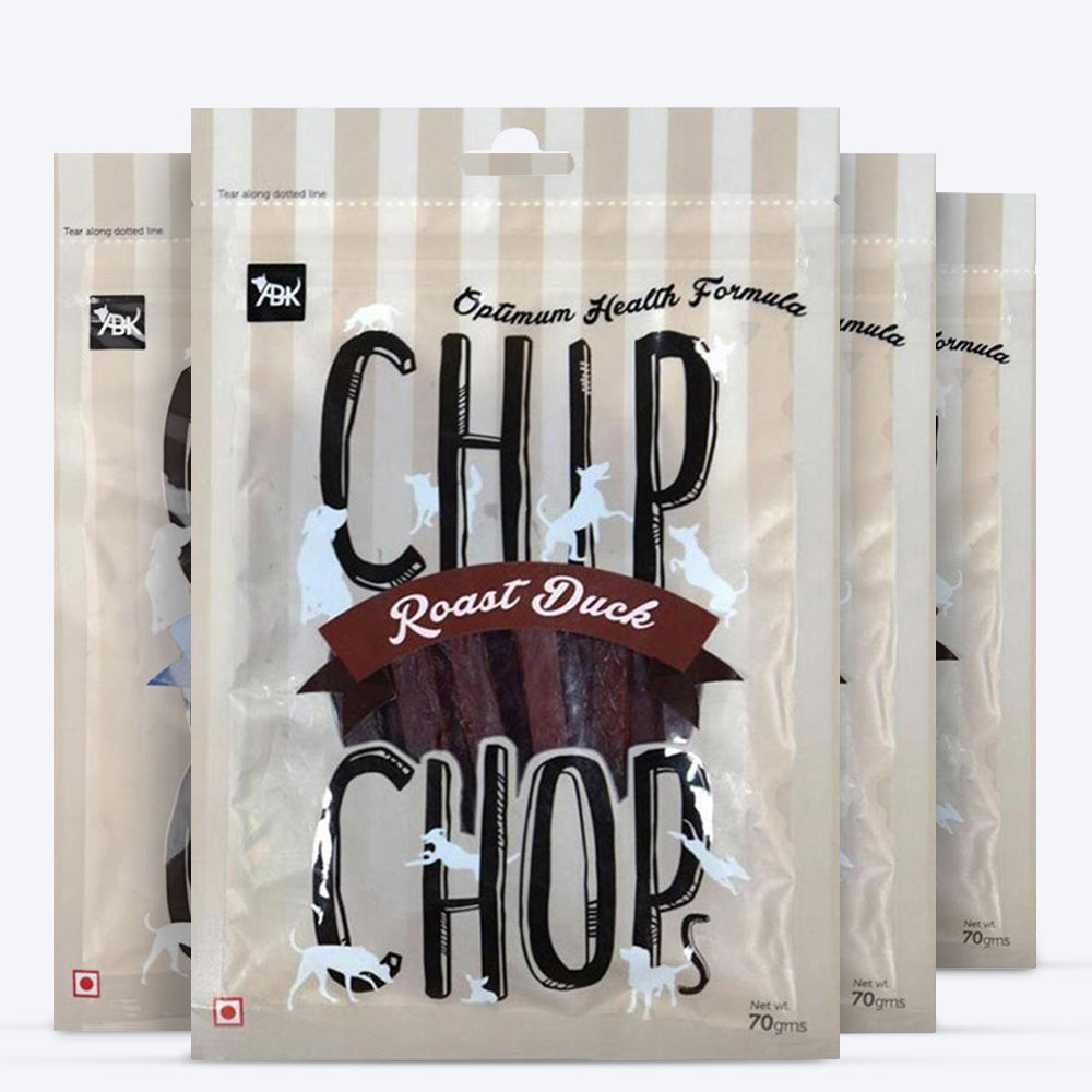 Chip Chops Dog Treats - Roast Duck - 70 g - Heads Up For Tails