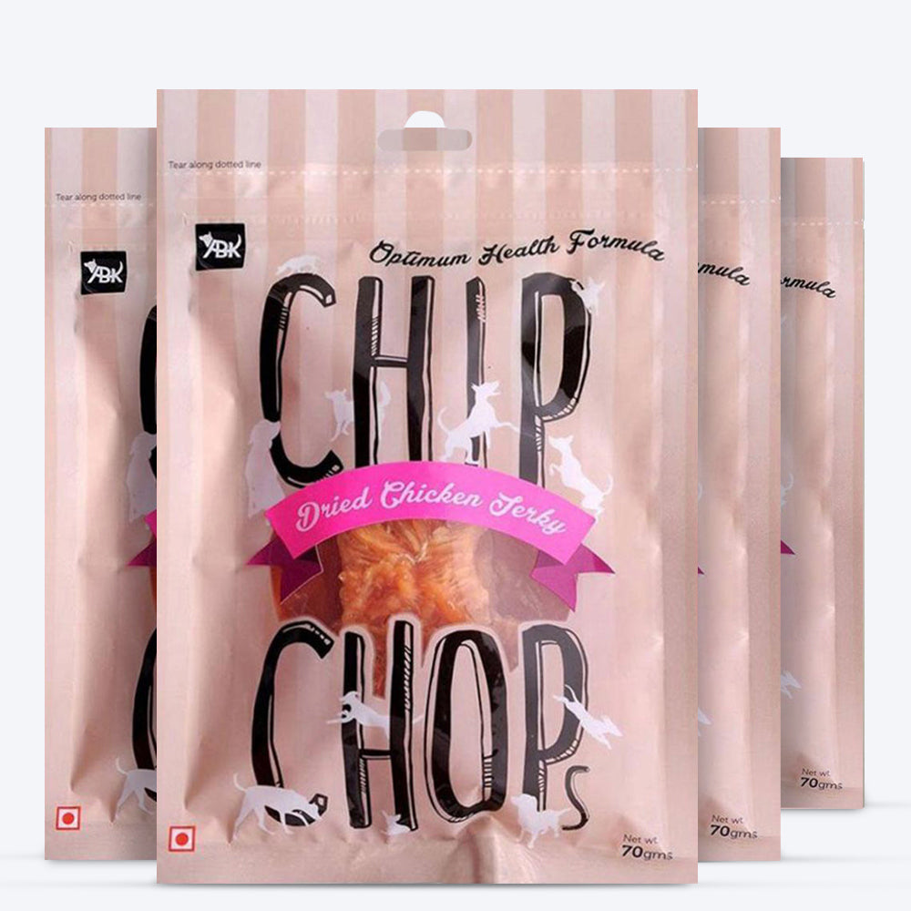 Chip Chops Dog Treats - Sun Dried Chicken Jerky - 70 g - Heads Up For Tails