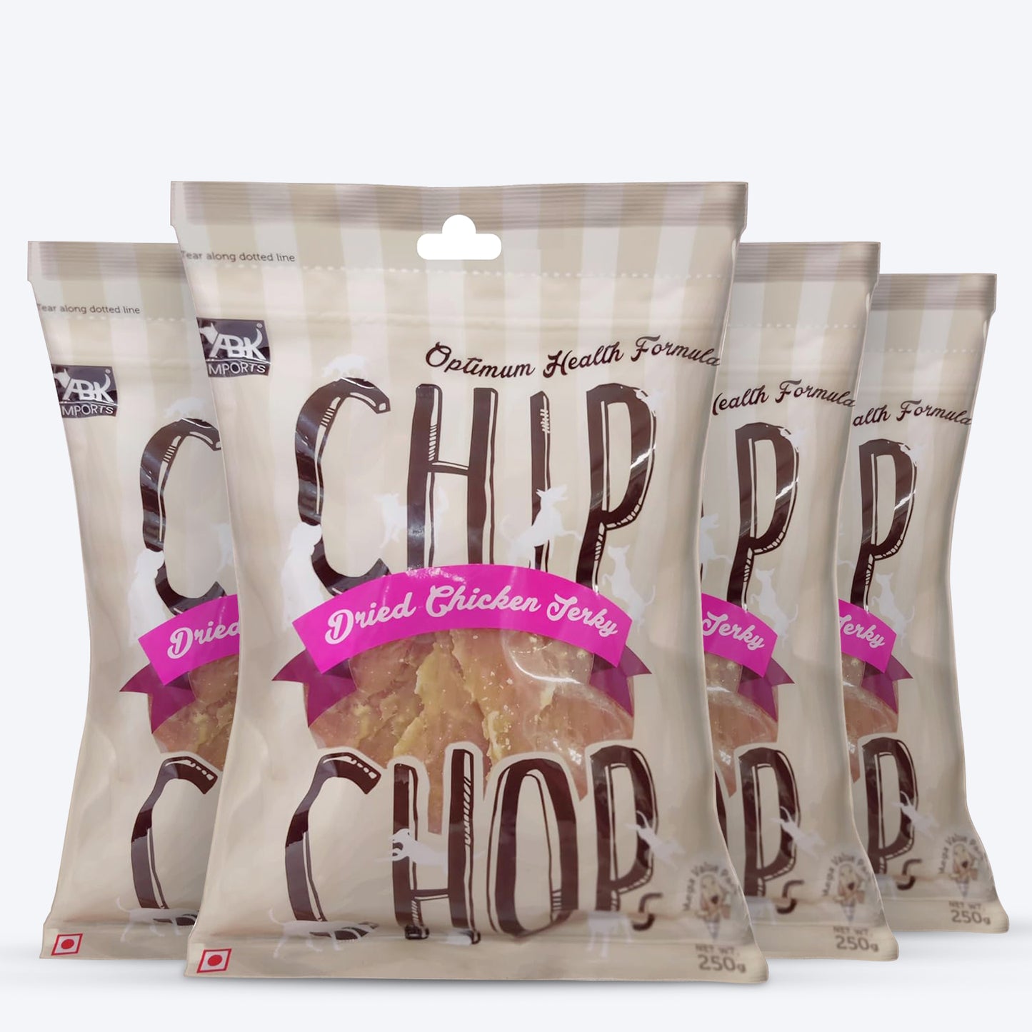 Chip Chops Dog Treats - Sun Dried Chicken Jerky - 70 g - Heads Up For Tails
