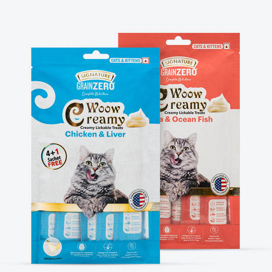 Signature Grain Zero Purrfect Duo Treats For Cat & Kitten - Heads Up For Tails