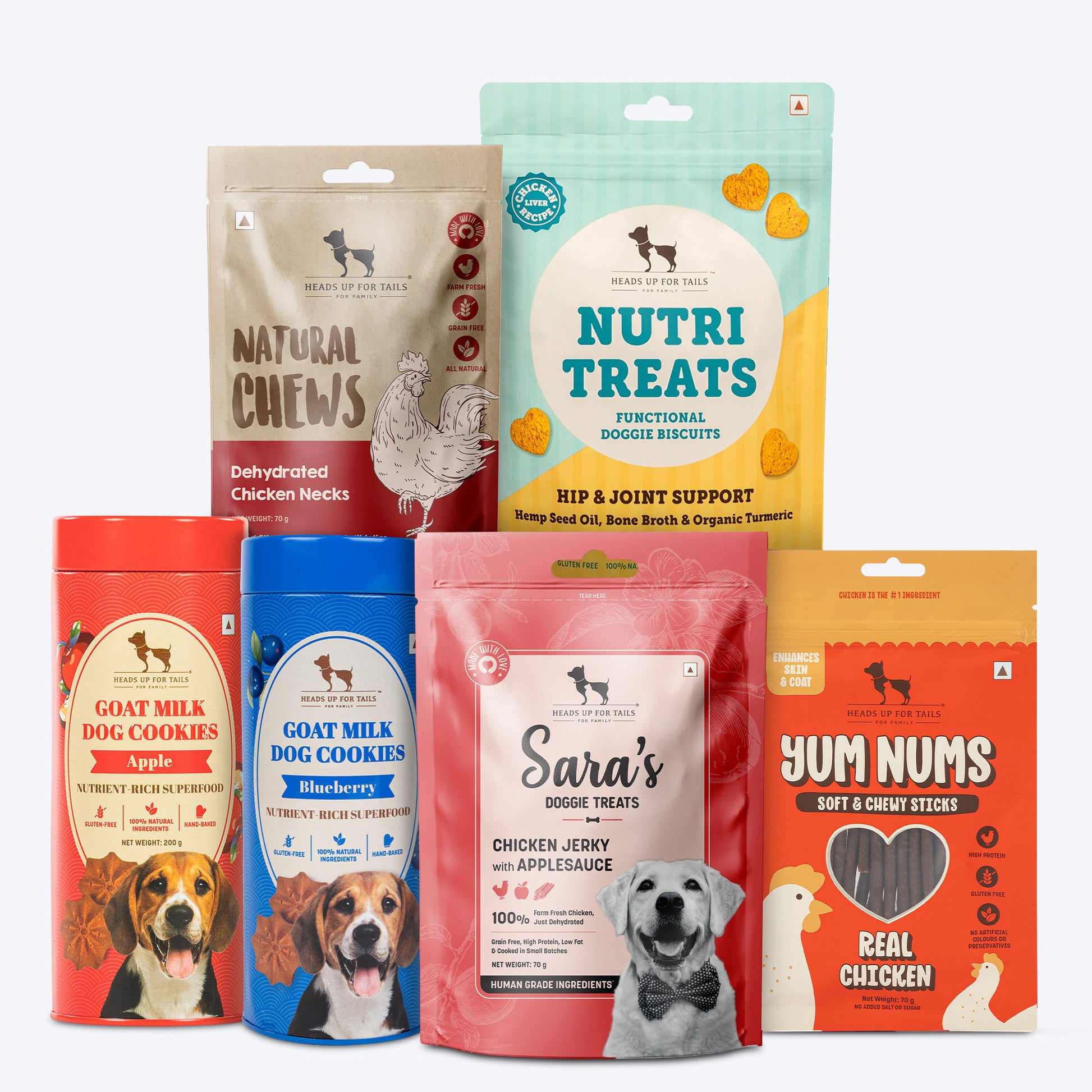 Huft Best Of Treats Combo For Dogs - Heads Up For Tails