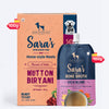 Sara's Wholesome Mutton Biryani Wet Dog Food Human-Grade