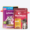 Whiskas Junior Kitten (2-12 Months) Tuna in Jelly Wet Cat Food - 80 gm Pack