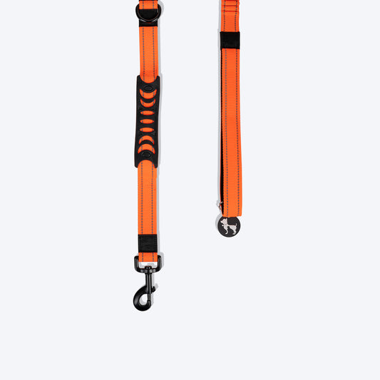 HUFT Shock Absorption Dog Leash - Orange - Heads Up For Tails