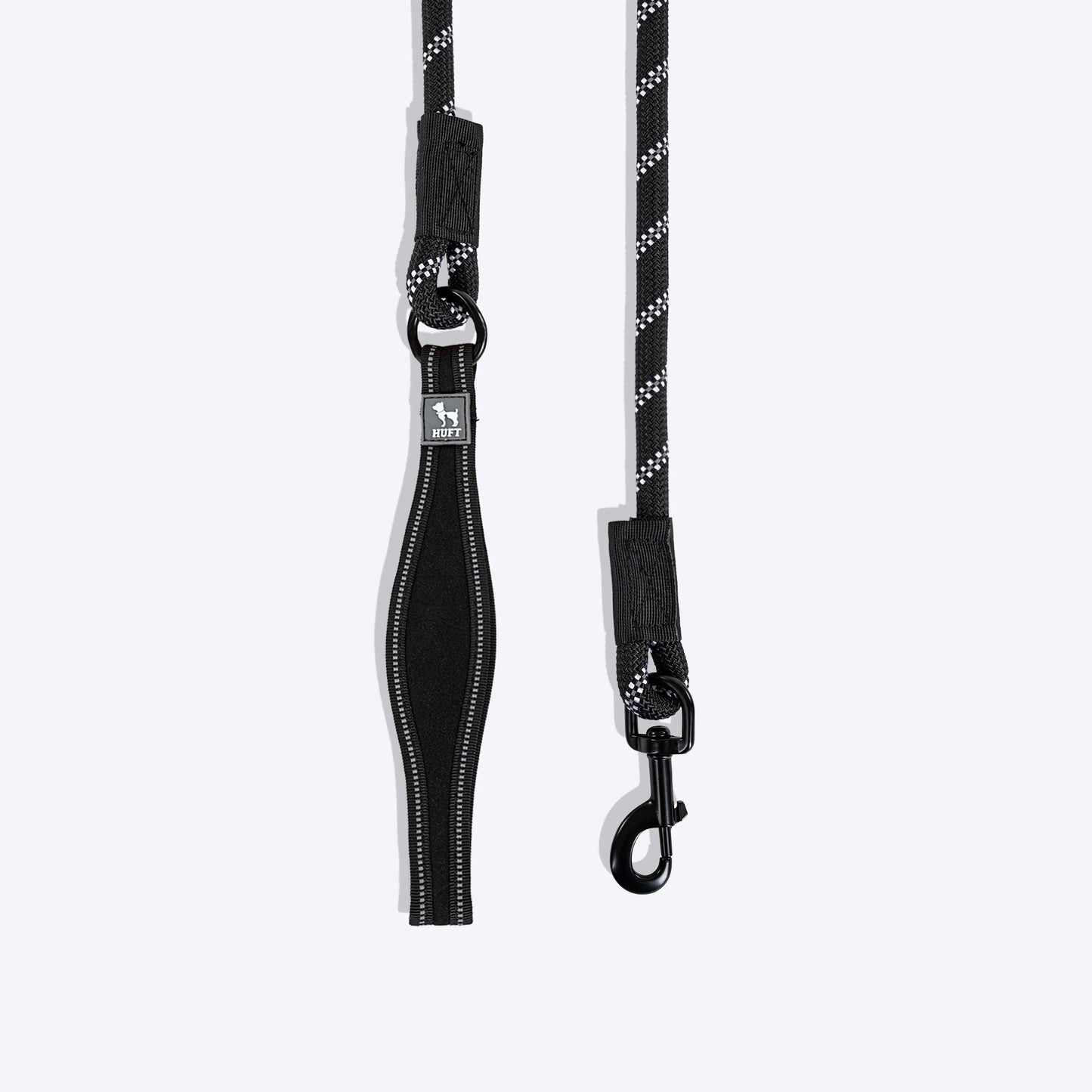 HUFT Rope Leash For Dog - Black - Heads Up For Tails