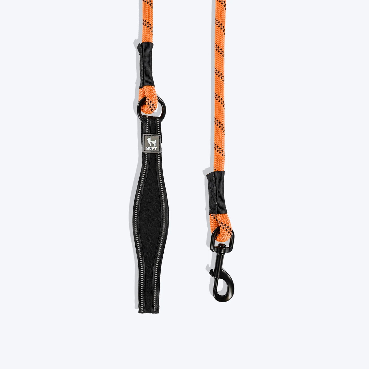 HUFT Classic Rope Leash For Dog - Orange - M - 5 ft - Heads Up For Tails