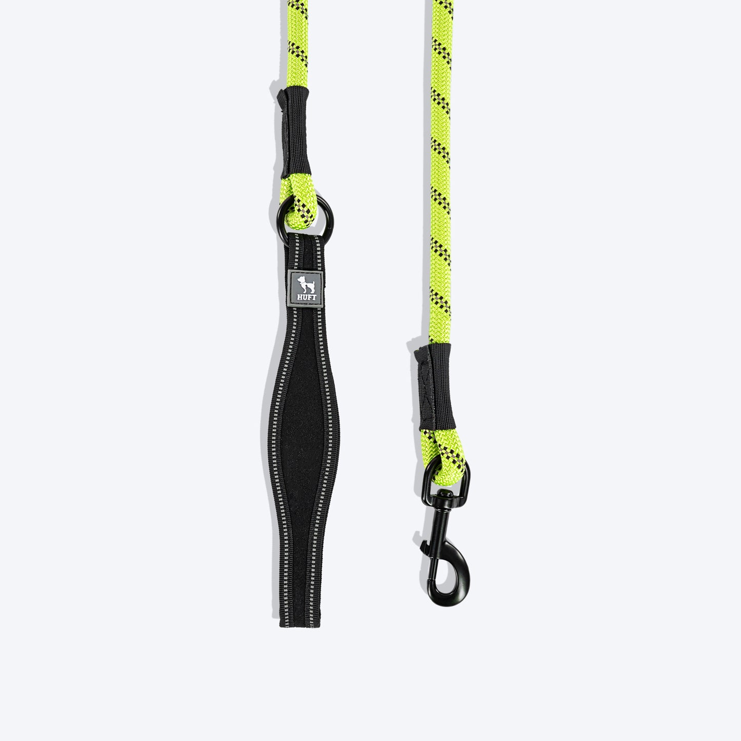 HUFT Rope Leash For Dog - Neon Green - Heads Up For Tails
