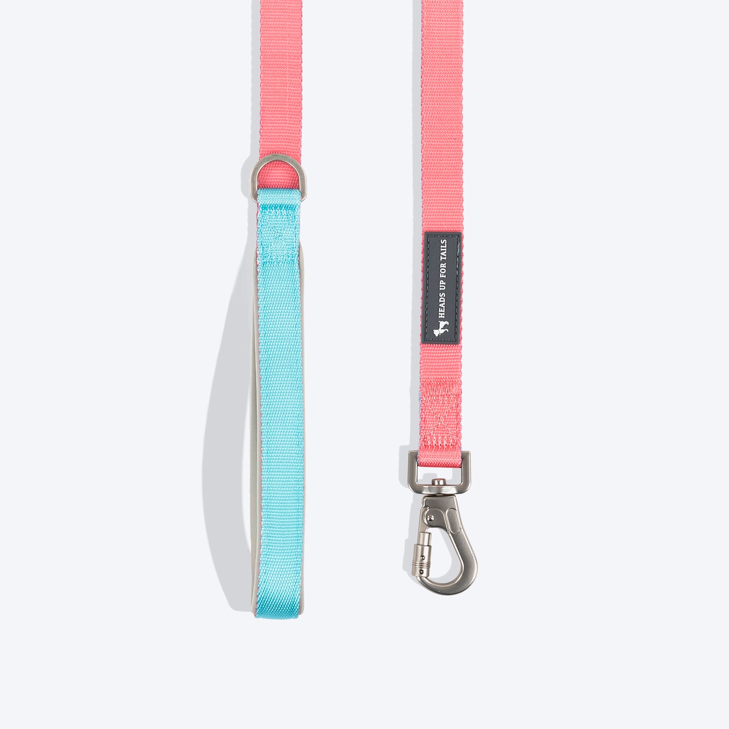 HUFT Dichromatic Leash For Dog - Pink & Turquoise - Heads Up For Tails