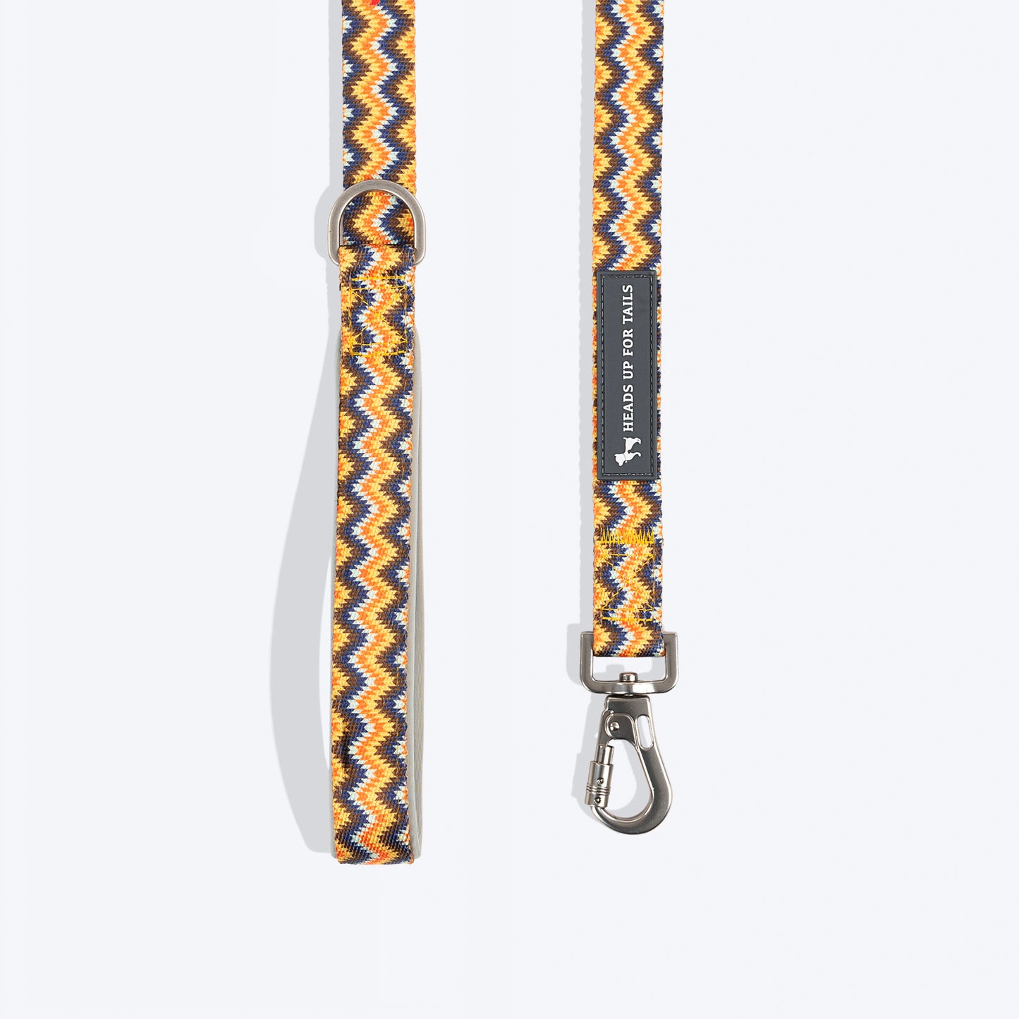 HUFT Zaggy Trail Leash For Dog - Yellow - Heads Up For Tails