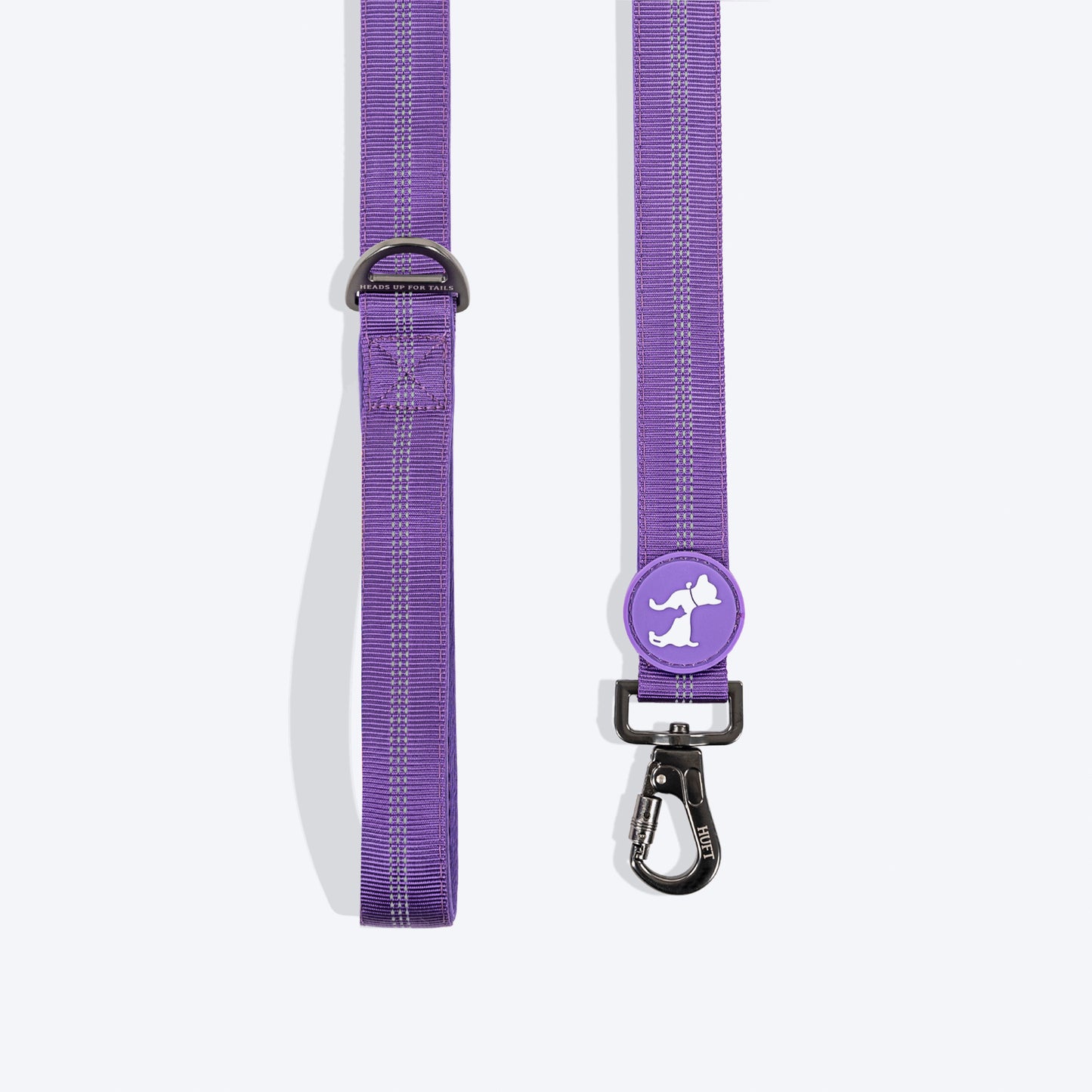 HUFT Comfort Plus Leash For Dog - Purple - Heads Up For Tails