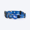 HUFT Polka Play Collar For Dog - Blue - Heads Up For Tails