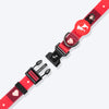 HUFT Heart Trails Collar For Dog - Red - Heads Up For Tails