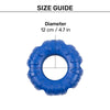 HUFT Chewtastic Roll-A-Tyre Chew Toy For Dog - Blue - Heads Up For Tails