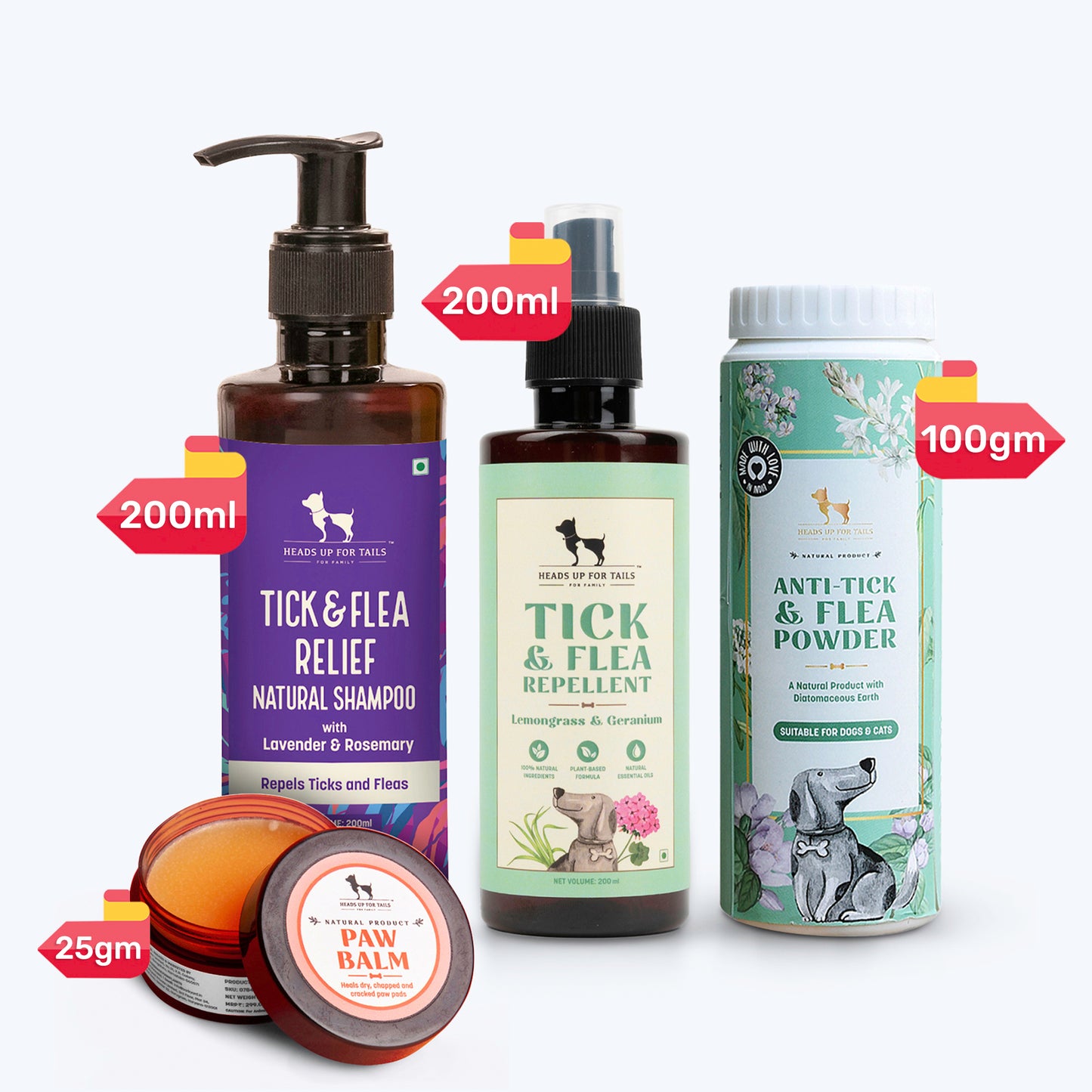 HUFT Complete Tick & Flea Guard Pack - Heads Up For Tails