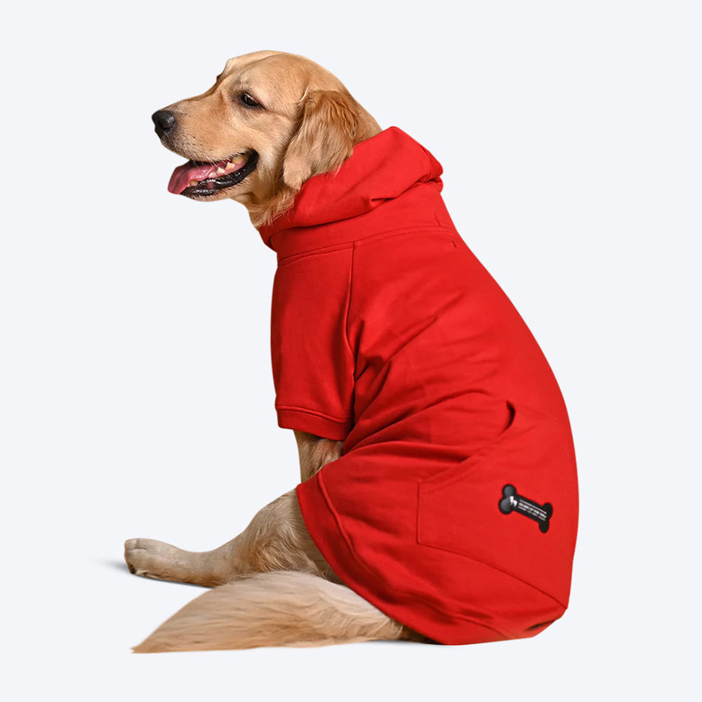 HUFT Sweatshirt For Dogs - Red - Heads Up For Tails