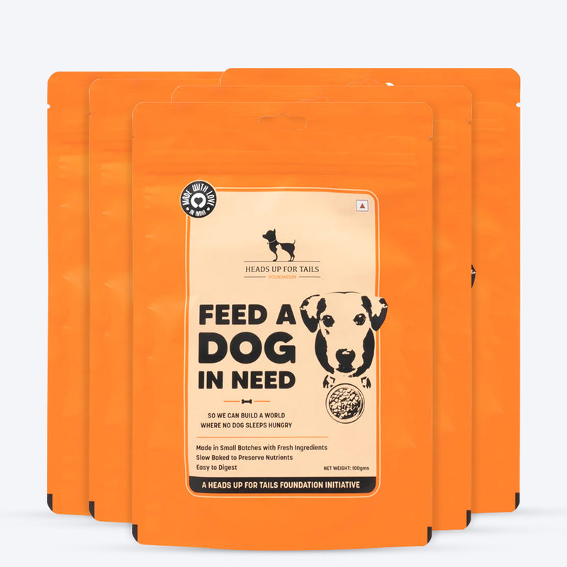 HUFT Feed a Dog In Need Dog Food Pack - 100 g - Heads Up For Tails