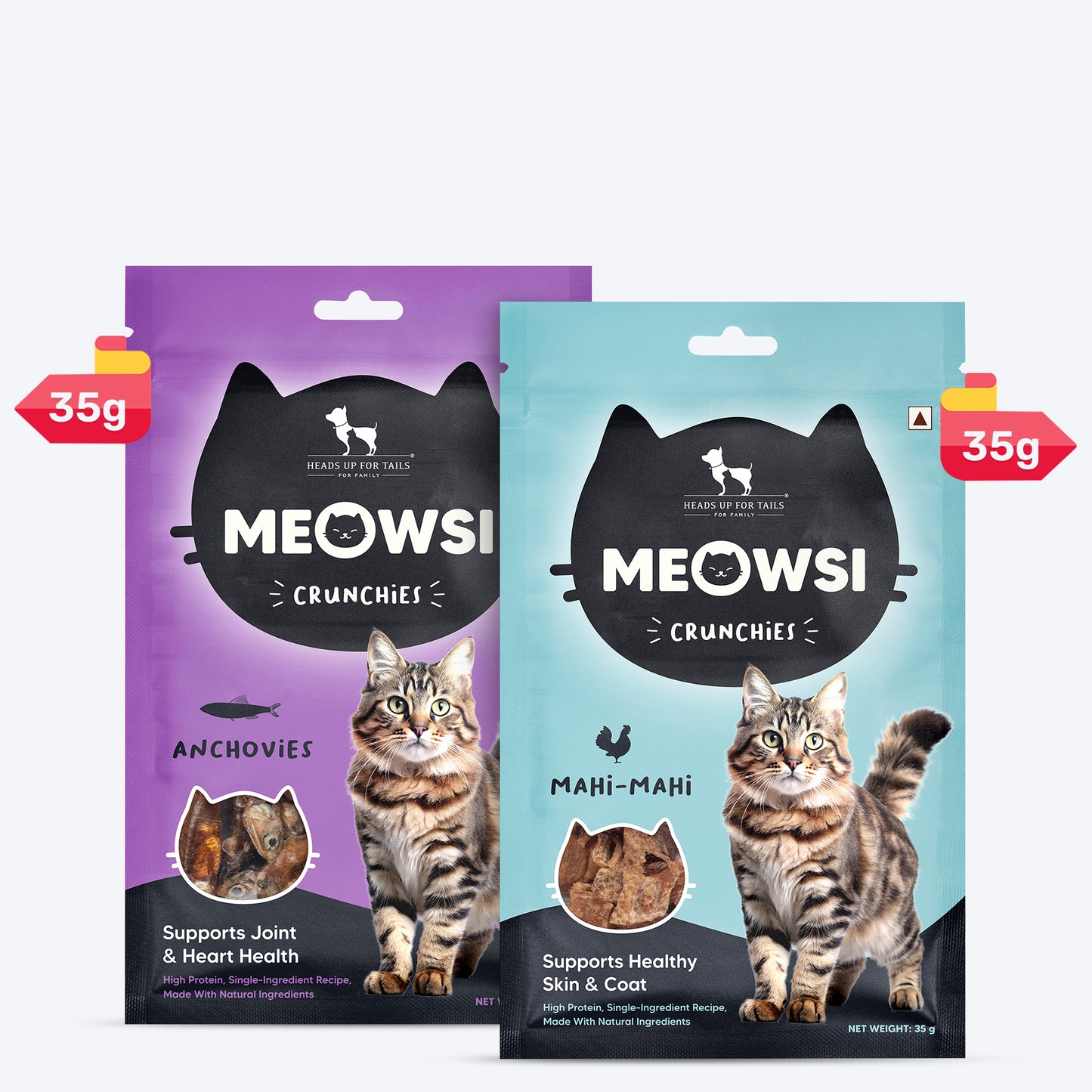 Meowsi by HUFT Fish Fiesta Cat Treats Combo - Heads Up For Tails