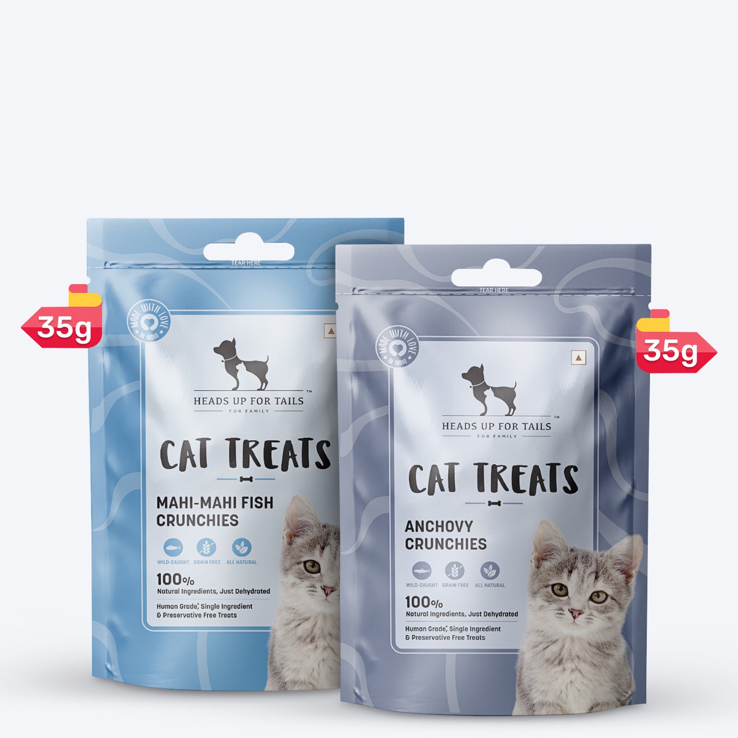 HUFT Fish Fiesta Treat Combo For Cat - Heads Up For Tails