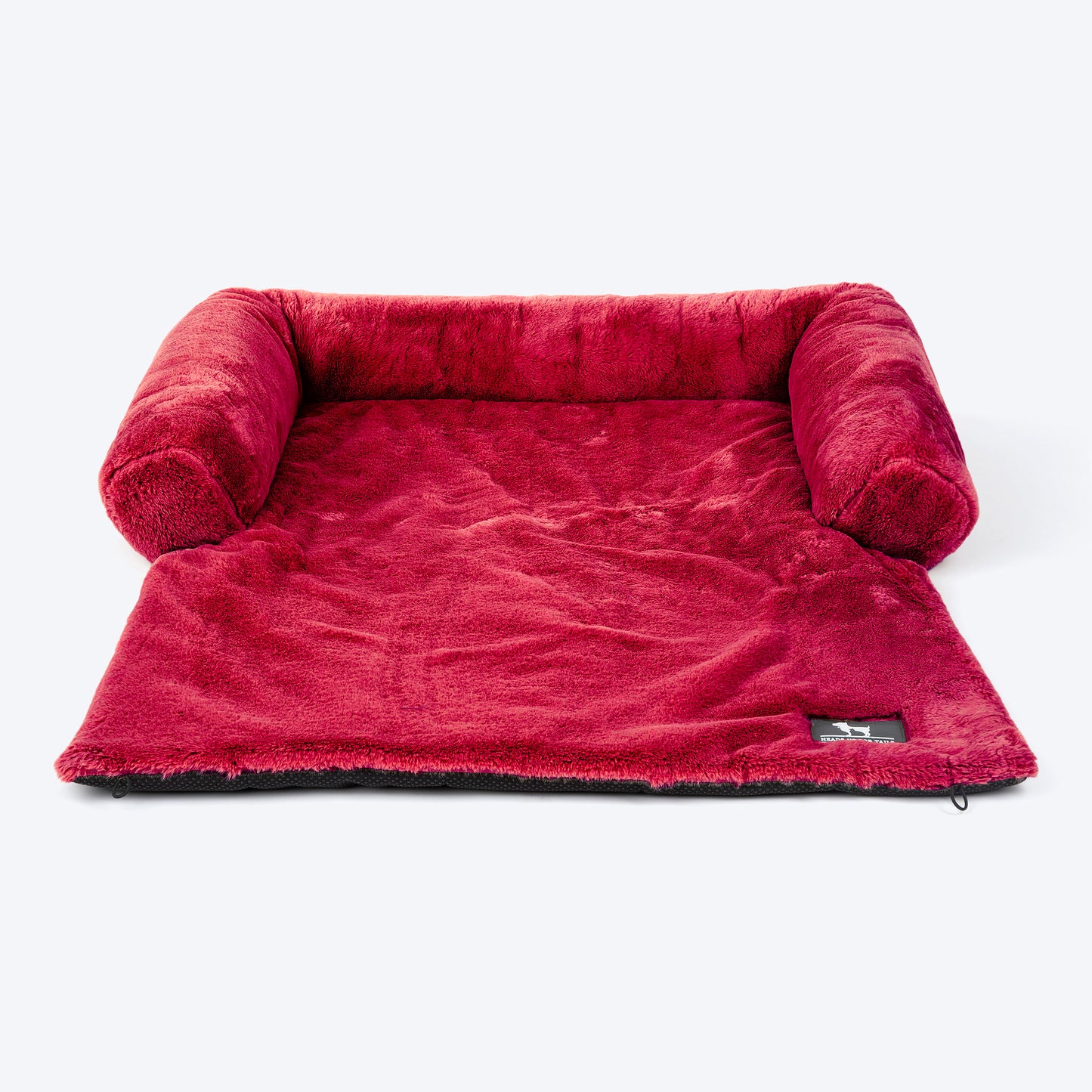 HUFT Made To Order Fluffy Dreams Sofa Protector For Dog - Cherry Red
