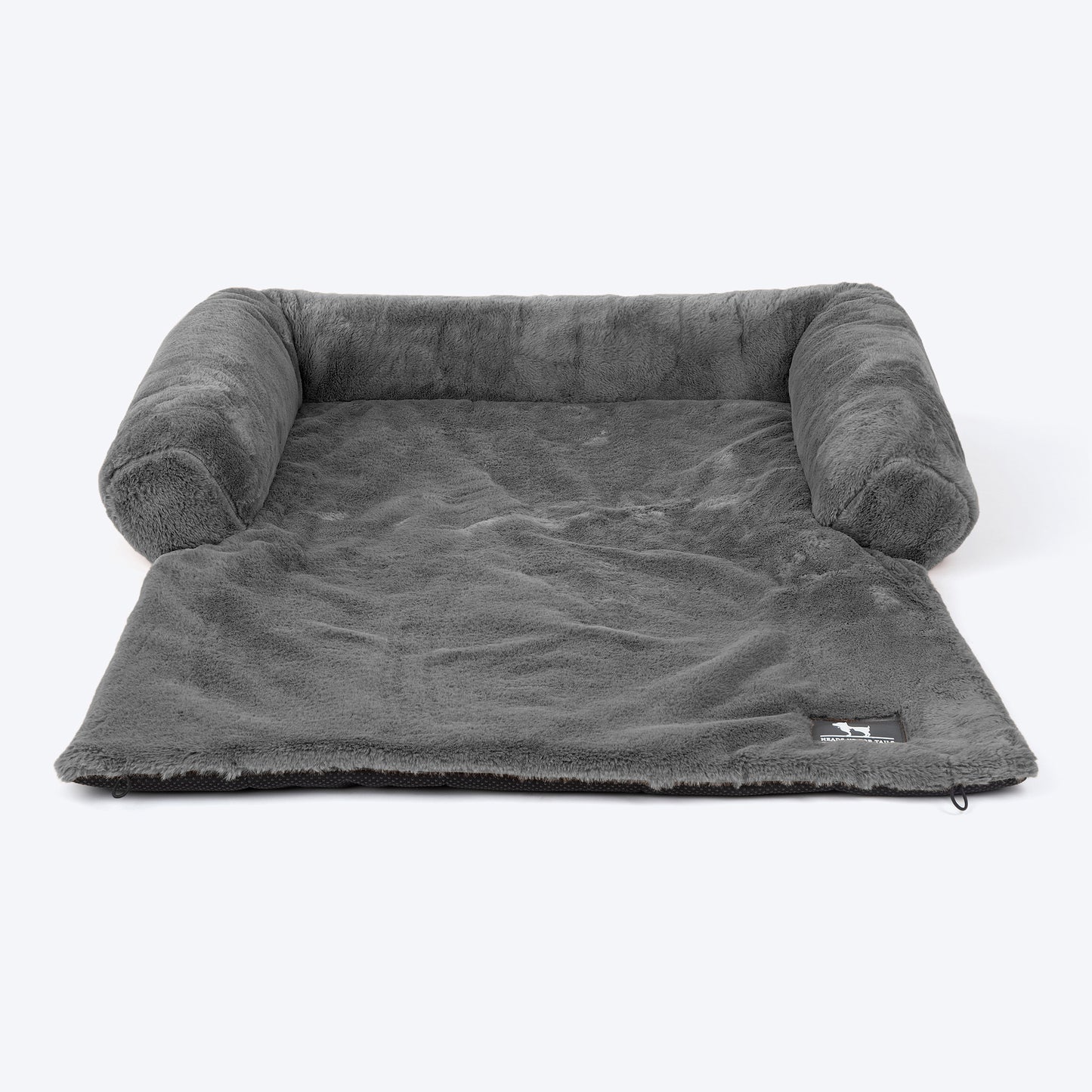 HUFT Made To Order Fluffy Dreams Sofa Protector For Dog - Dark Grey