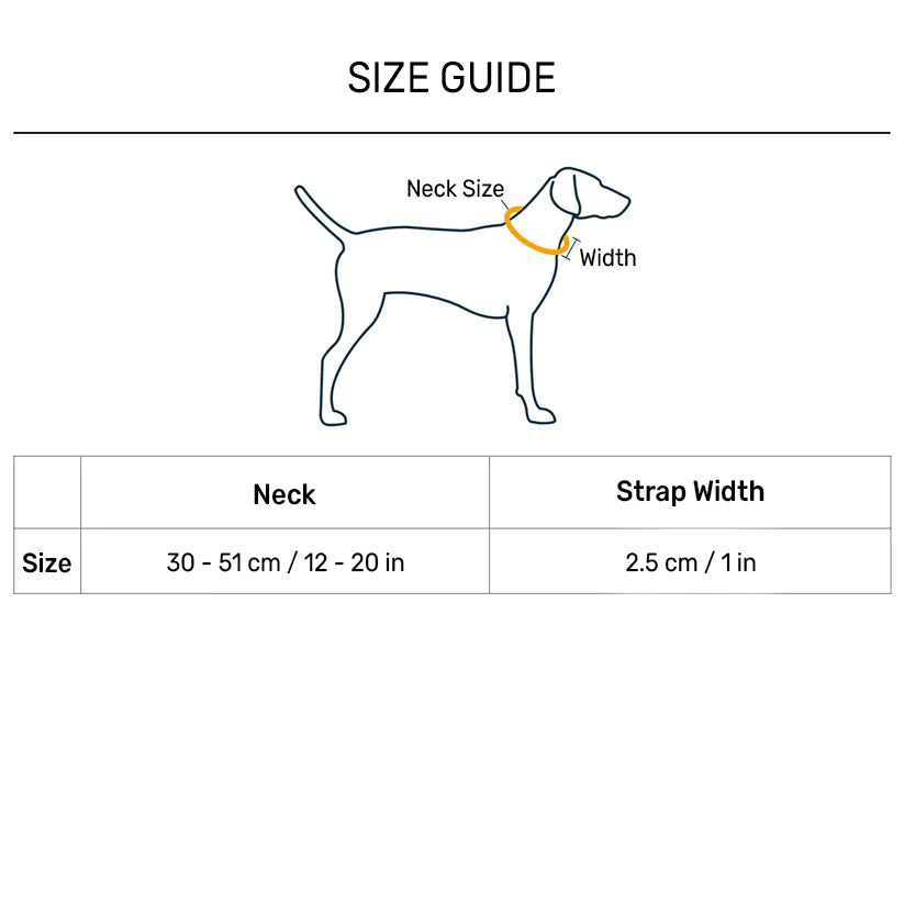 HUFT Foundation Reflective Dog Collar For Streeties - Pack Of 3 - Heads Up For Tails