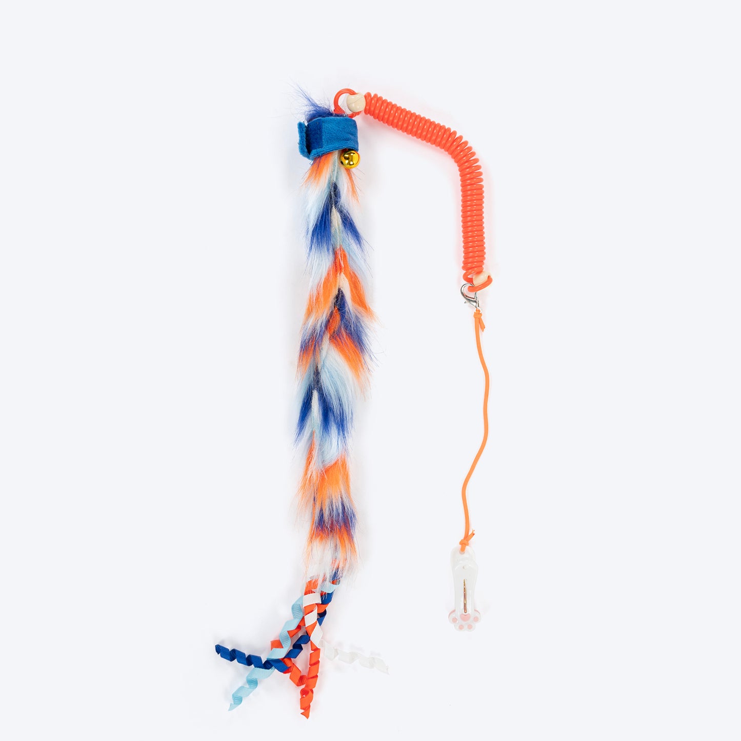 HUFT Fuzzy Tales Teaser Toy For Cat - Multicolor - Heads Up For Tails
