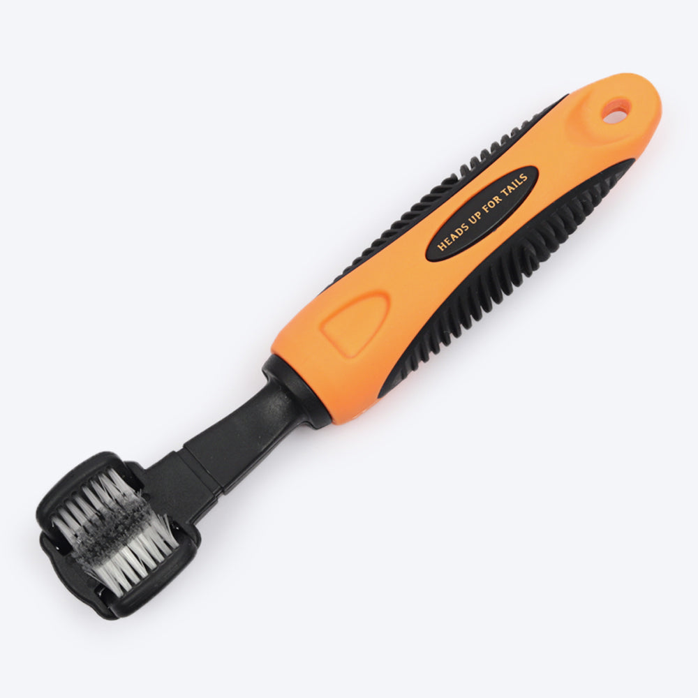 HUFT Toothbrush for Dogs - Orange - Heads Up For Tails