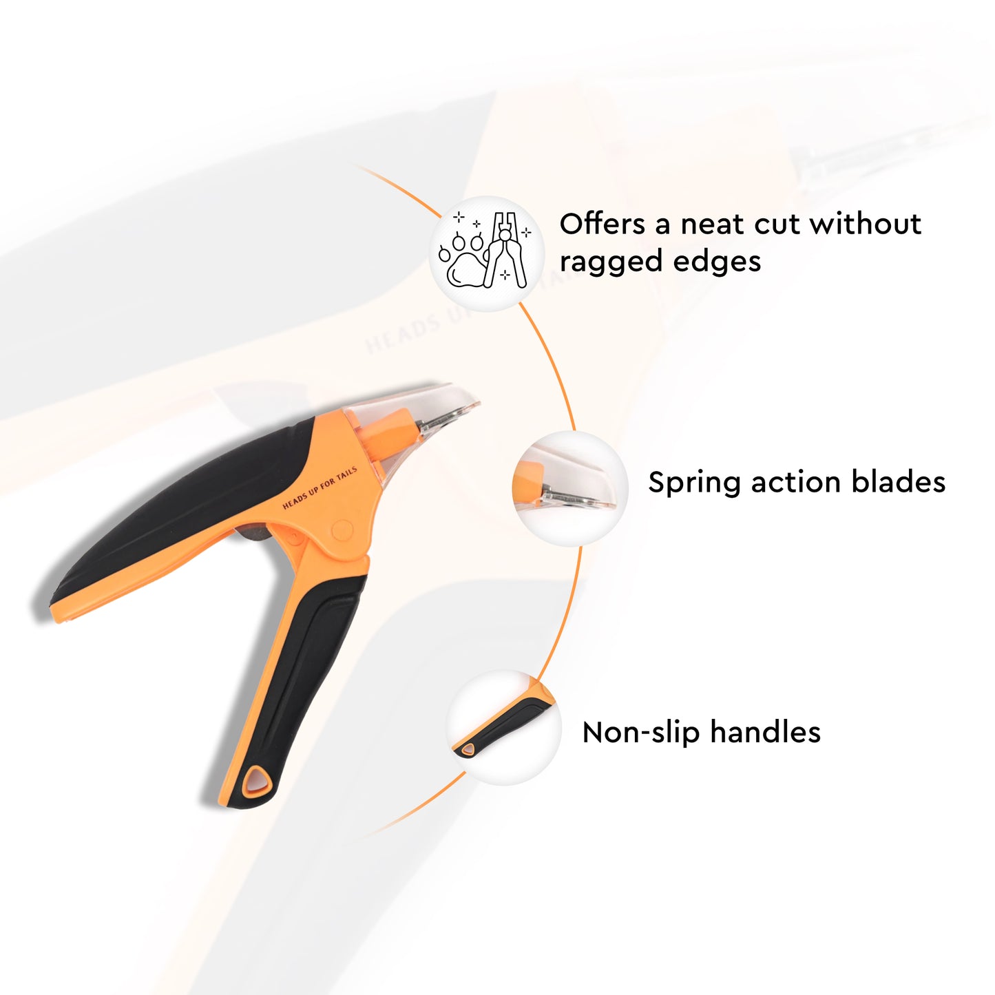 HUFT Guillotine Nail Clipper for Dogs - Heads Up For Tails