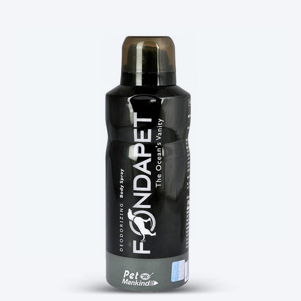 Mankind Fondapet Deo (Black) For Dog & Cat - 150 ml - Heads Up For Tails
