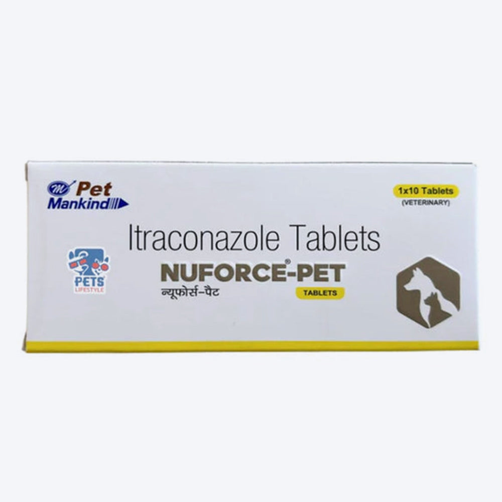 Mankind Nuforce Tablets For Dog & Cat - 10 Tablets - Heads Up For Tails