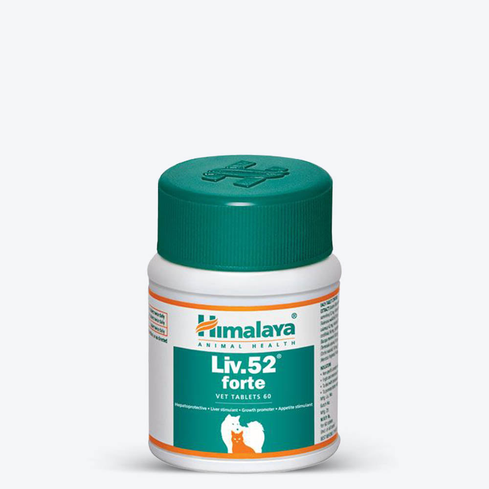 Himalaya Liv 52 Forte Tablets For Dog and Cat - 60 Tablets - Heads Up For Tails