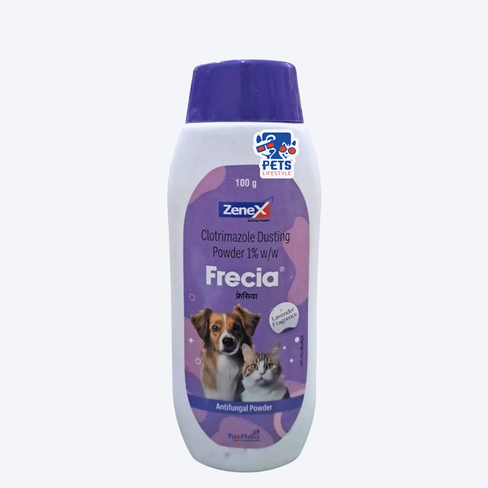 Zenex Frecia Antifungal Powder For Dog & Cat - 100 gm - Heads Up For Tails