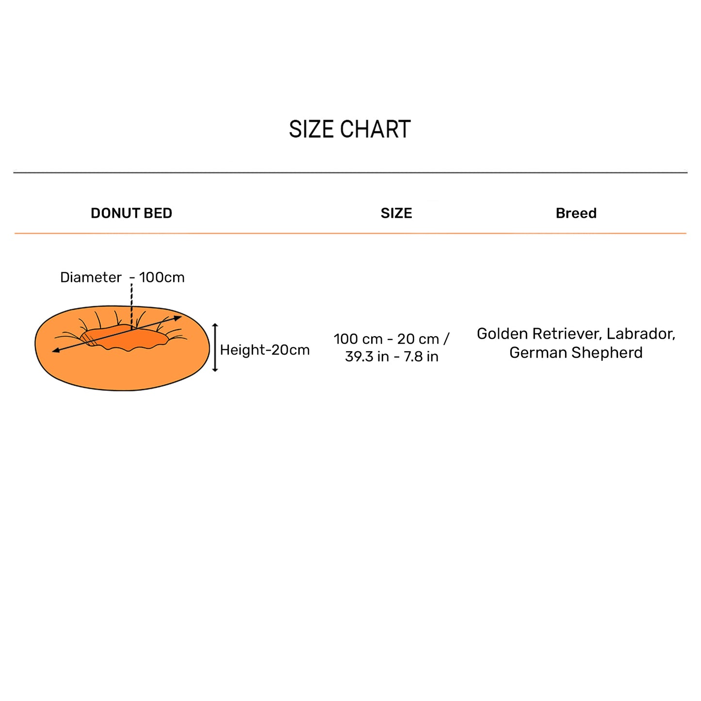 HUFT Jumbo Donut Bed For Dog - Dark Brown (Made to Order)_08